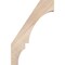 Ekena Millwork 3 1/2"W x 16"D x 24"H Balboa Smooth Knee Brace, Douglas Fir BRC04X16X24BOA00SDF - alternate 2
